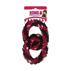 KONG Signature Reb Dobbelt Ring 23 cm Flerfarvet - hundelegetøj