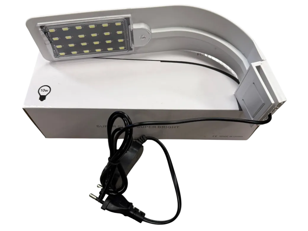LED lampe 10 Watt X5 hvid - Superslim lys til nanoakvarier