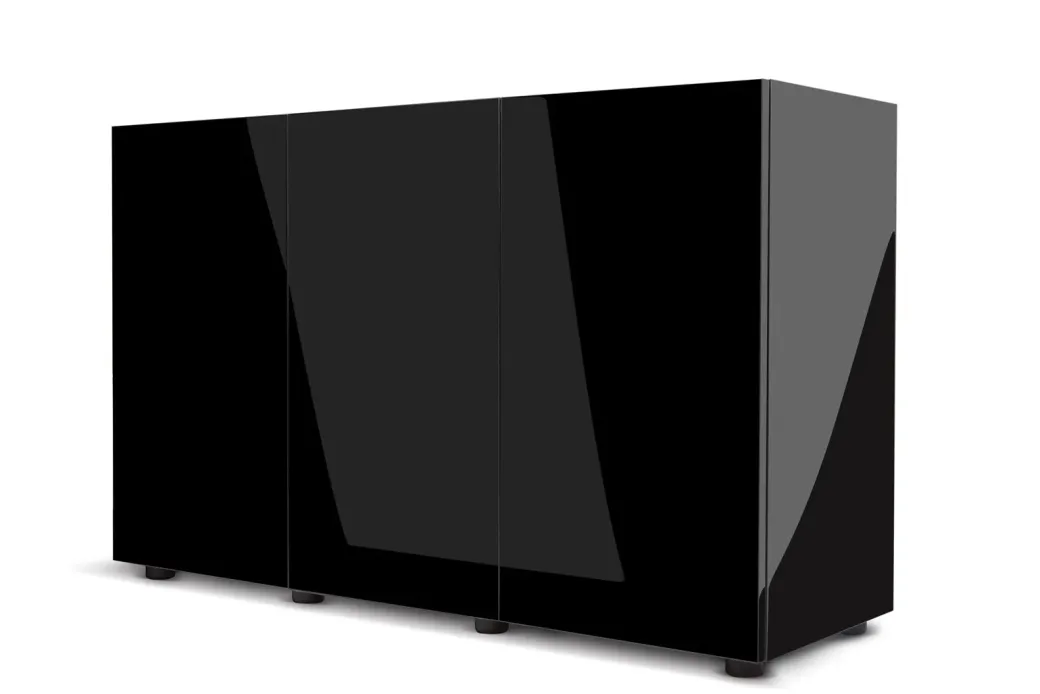 Møbel Glossy 150 (kun skab) Sort