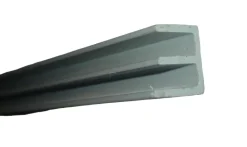 MiniZoo plastskydeliste grå overdel 100 cm (4 mm)
