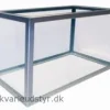 MiniZoo sølv aluminiums akvarie 240 liter.