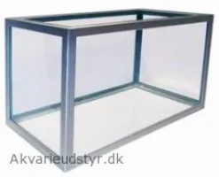 MiniZoo sølv aluminiums akvarie 240 liter.