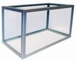 MiniZoo sølv aluminiums akvarie 530 liter