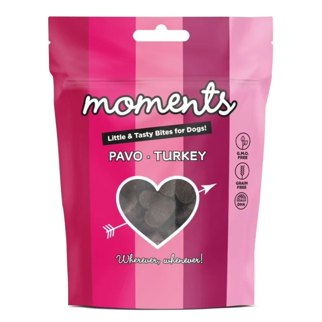 Moments hundesnack Kalkun 60 g - naturlige hundegodbidder