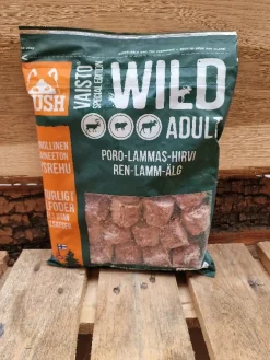 MUSH Vaisto Mørkegrøn Wild rensdyr lam elg til hund 800 g