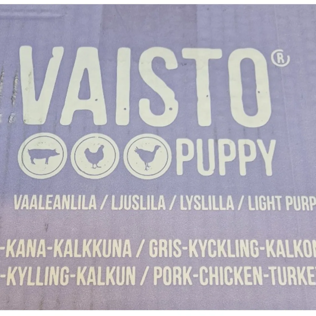 MUSH Vaisto Puppy lyslilla gris kalkun kylling 10 kg til hvalpe