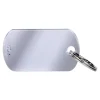 MyFamily Basic Military hundetegn chrome Large - Klassisk ID tegn i large