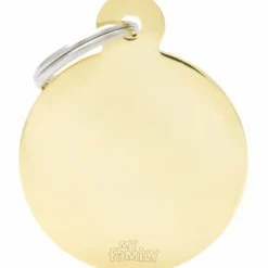 My Family Hundetegn Basic Cirkel guld stor