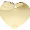 My Family Hundetegn Basic Hjerte guld stor
