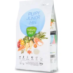 Natura Diet Puppy Junior Mini 3 kg - Sundt hvalpefoder til små racer
