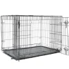 Nordic Paws Hundebur i metal Sort XXL
