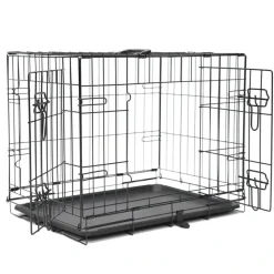 Nordic Paws Hundebur i metal Sort S
