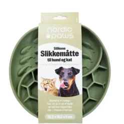Nordic Paws slikkemåtte Moss - Slowfeeder og rolig aktivering