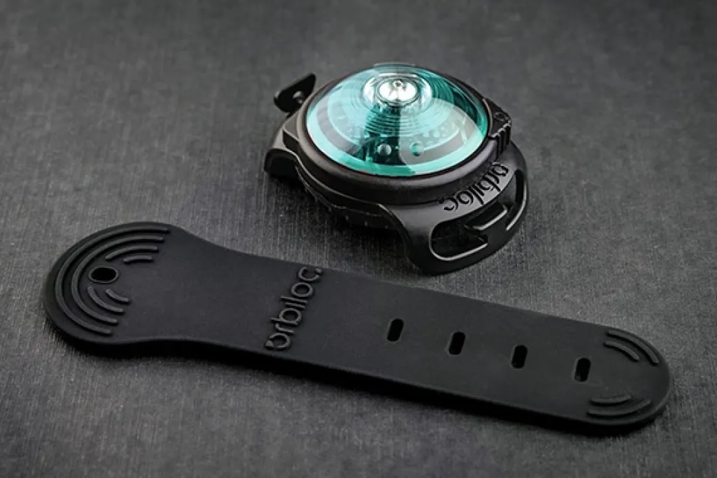 Orbiloc hundelygte Turquoise