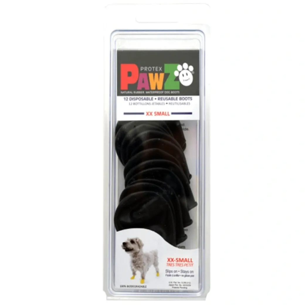 Pawz hundesko XX-Small 3,8 cm sort