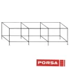 Porsa sølvfarvet akvariebord 960 liter 8 Ben