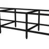 Porsa sort akvariebord 720 liter 8 Ben 200 cm
