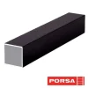 Porsa sort aluprofil firkantet 90 cm