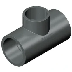 PVC tee 90 grader 200 x 160 mm. (reduceret)
