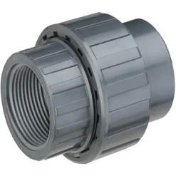 PVC Union med gevind 1 tomme i den ene ende 32 mm