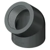 PVC vinkel 45 grader 1 1/2 tomme (gevind) 50 mm.
