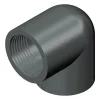 PVC vinkel 90 grader 1 1/2 tomme (gevind) 50 mm.