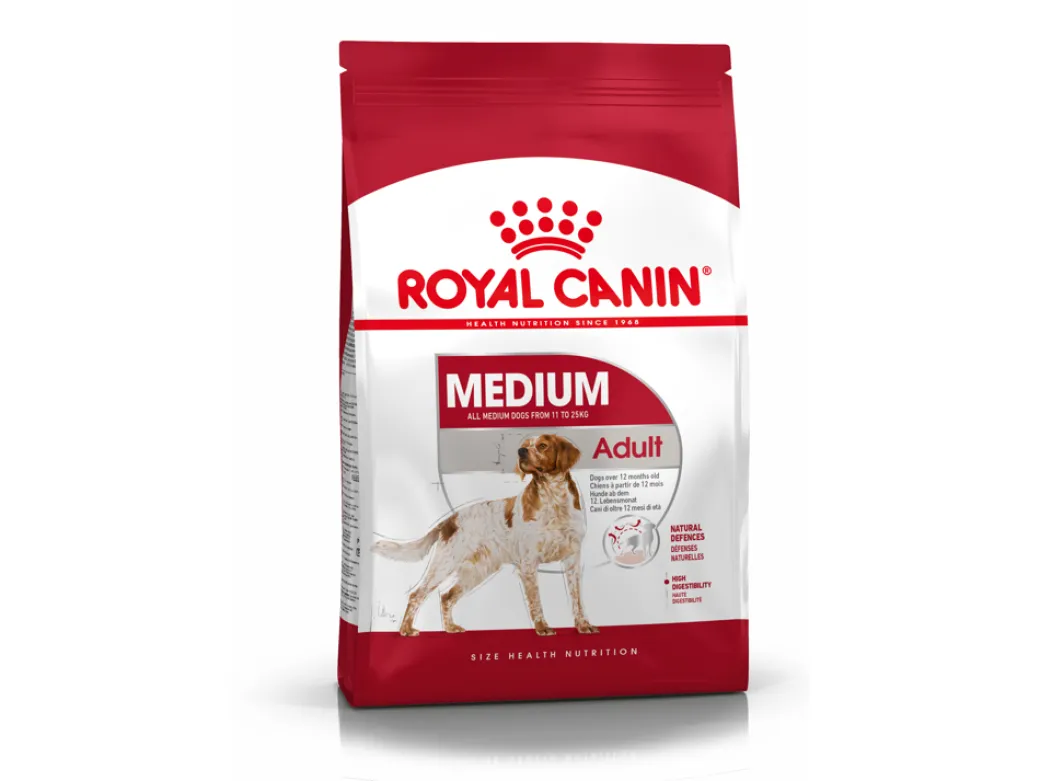 Royal Canin Medium Adult 10 kg - hundefoder til voksne mellemstore hunde
