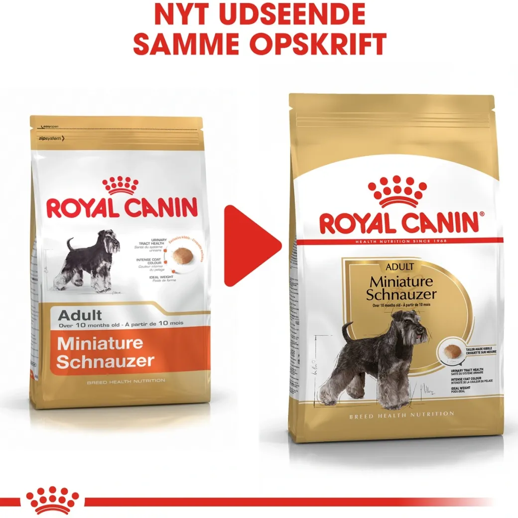 Royal Canin Miniature Schnauzer Adult 7,5 kg - tørfoder til voksne hunde
