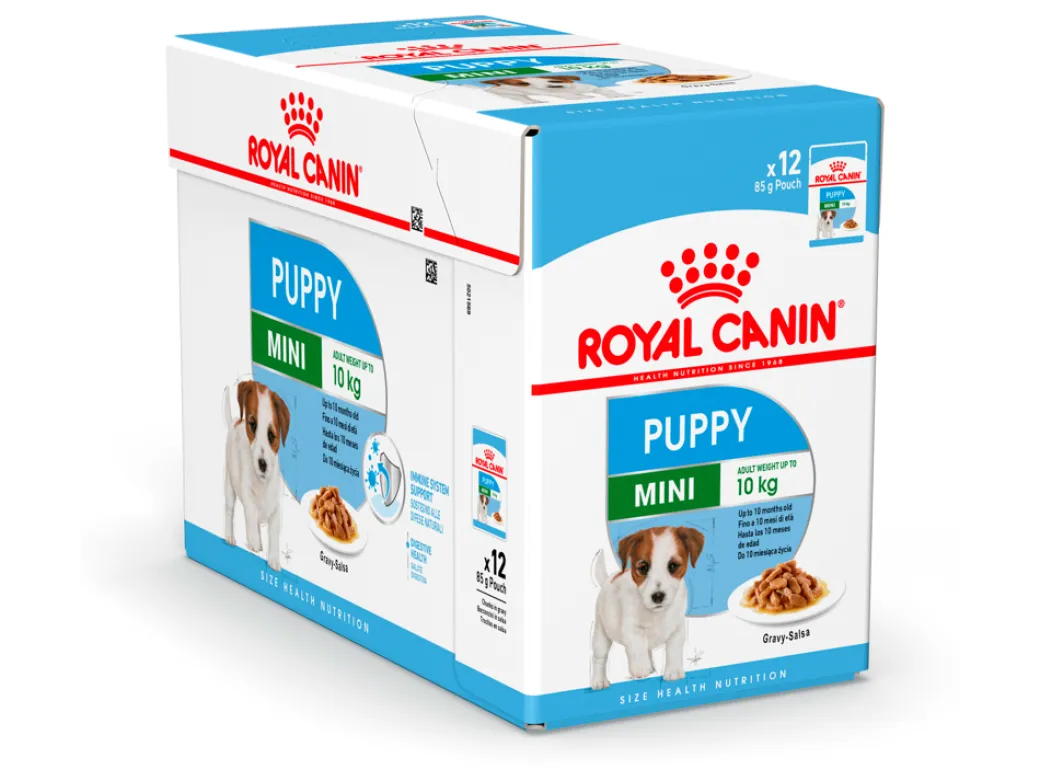 Royal Canin Mini Puppy vådfoder 12 x 85 g - nærende hvalpemad