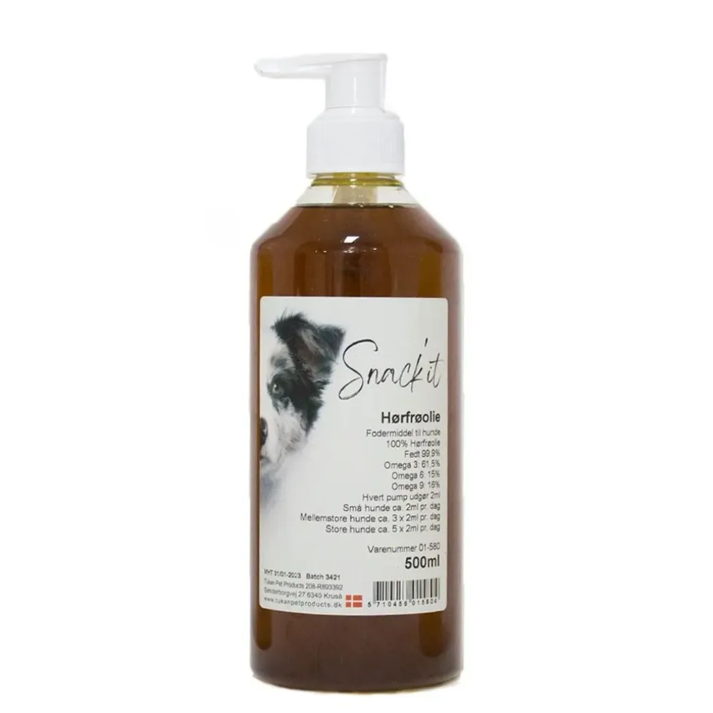 Snackit Hørfrøolie 500 ml