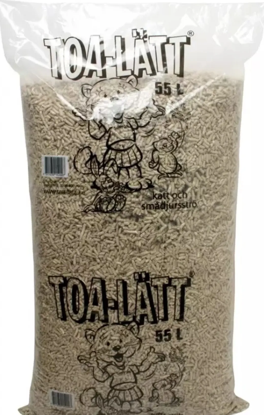 TOA-LÄTT Kattestrø - Kattegrus 55 liter