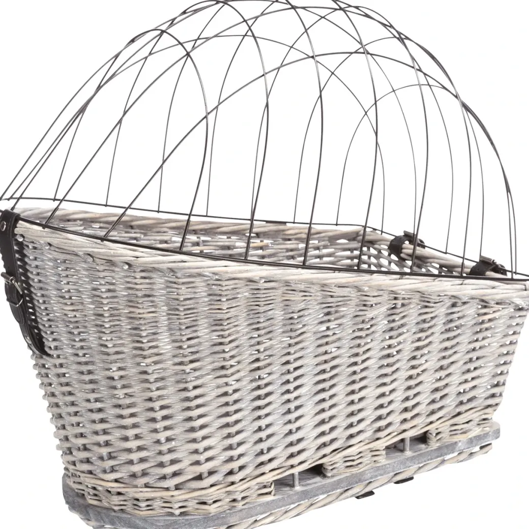 Trixie Cykelkurv til bagagebærer (Grå)