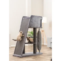 Trixie Kradsetræ Kattetårn Active med klatrerampe 122 cm