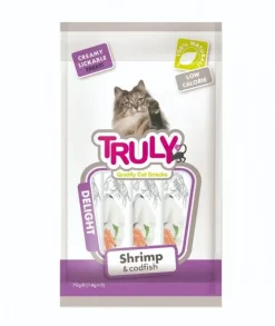Truly Cat Creamy Lickable Shrimp & Codfish 70g