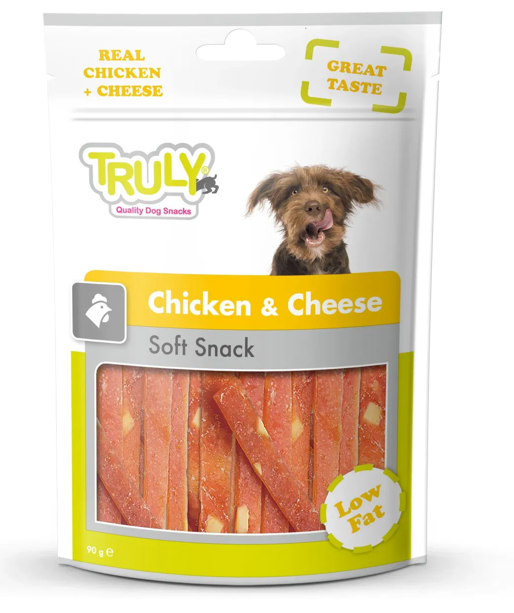 Truly Chicken and Cheese 90 g - kylling og ost snacks