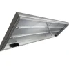 80x40 cm 128 L Sort Alu lampe med 1 række LED