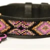 Zinj Ombima halsbånd X-Large Pink - håndlavet hundehalsbånd